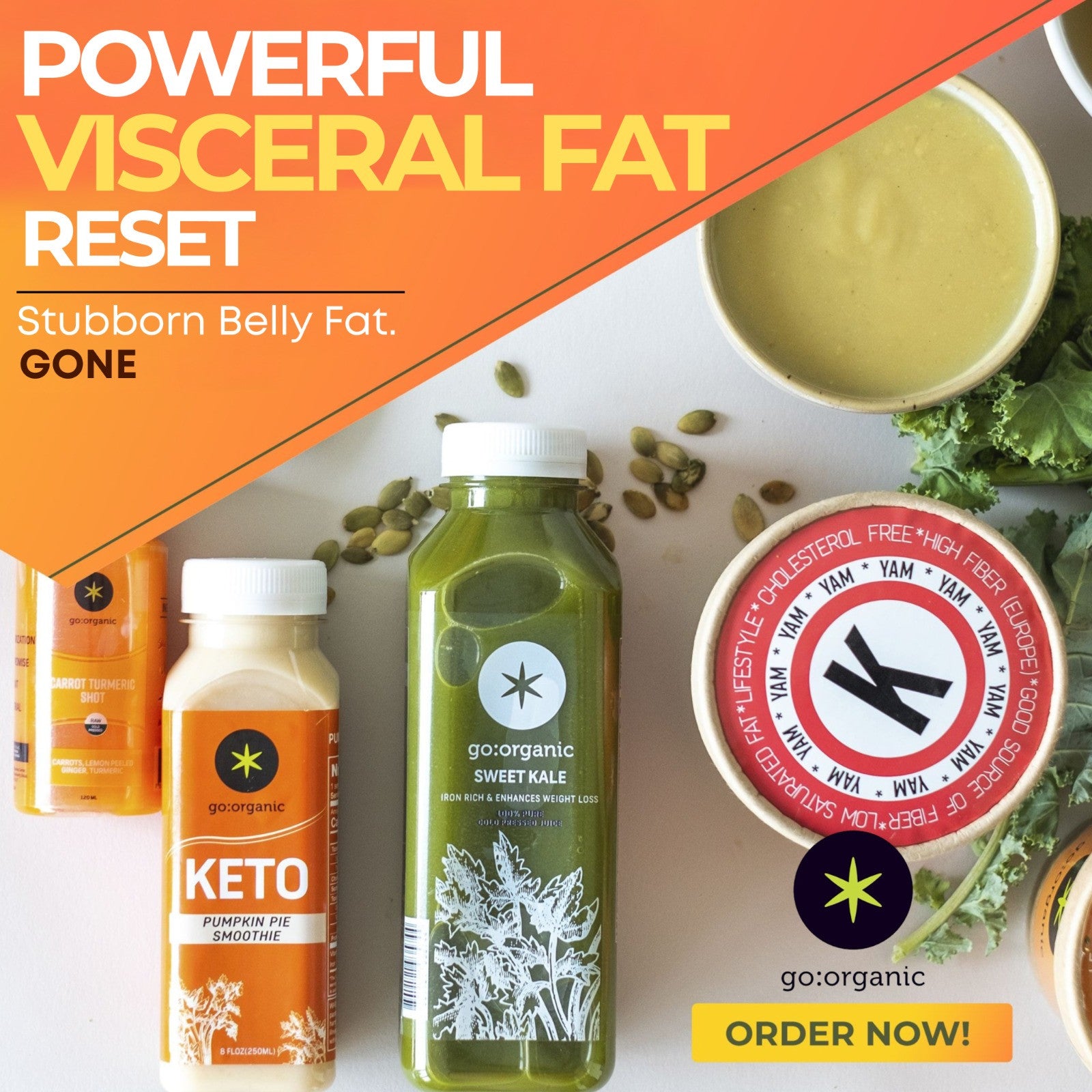 USE CODE - EID20. Burn The Stubborn Visceral Fat Reset, Naturally!4 Phases, 40 Days.