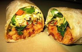 Tempeh Korma Wrap
