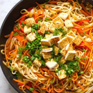 Tofu and Veggie Noodles