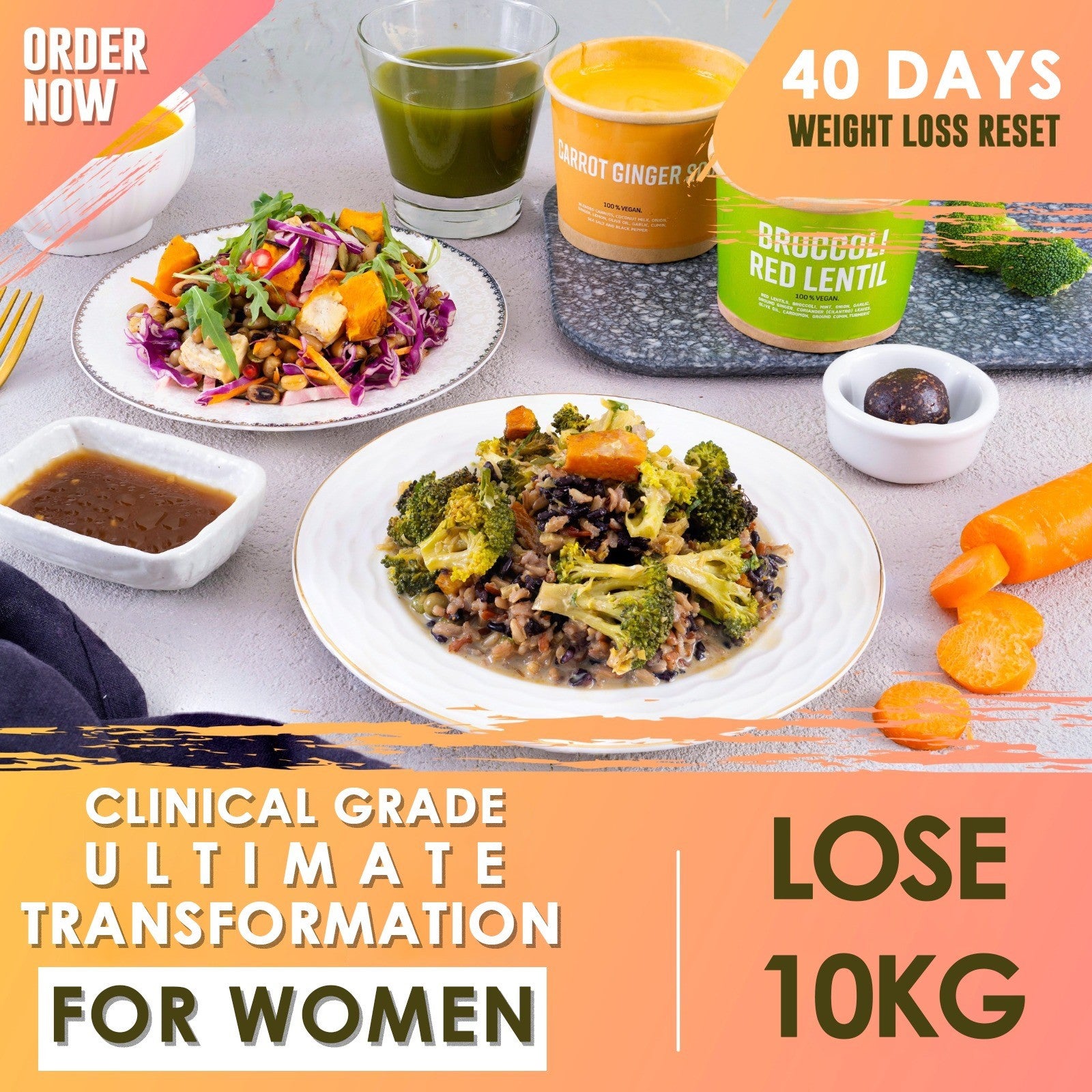Women's Ultimate 10KG Weightloss & Medical Transformation- Clinical Grade.Tanja Kalezik Reset.Aed 14/ Meal.