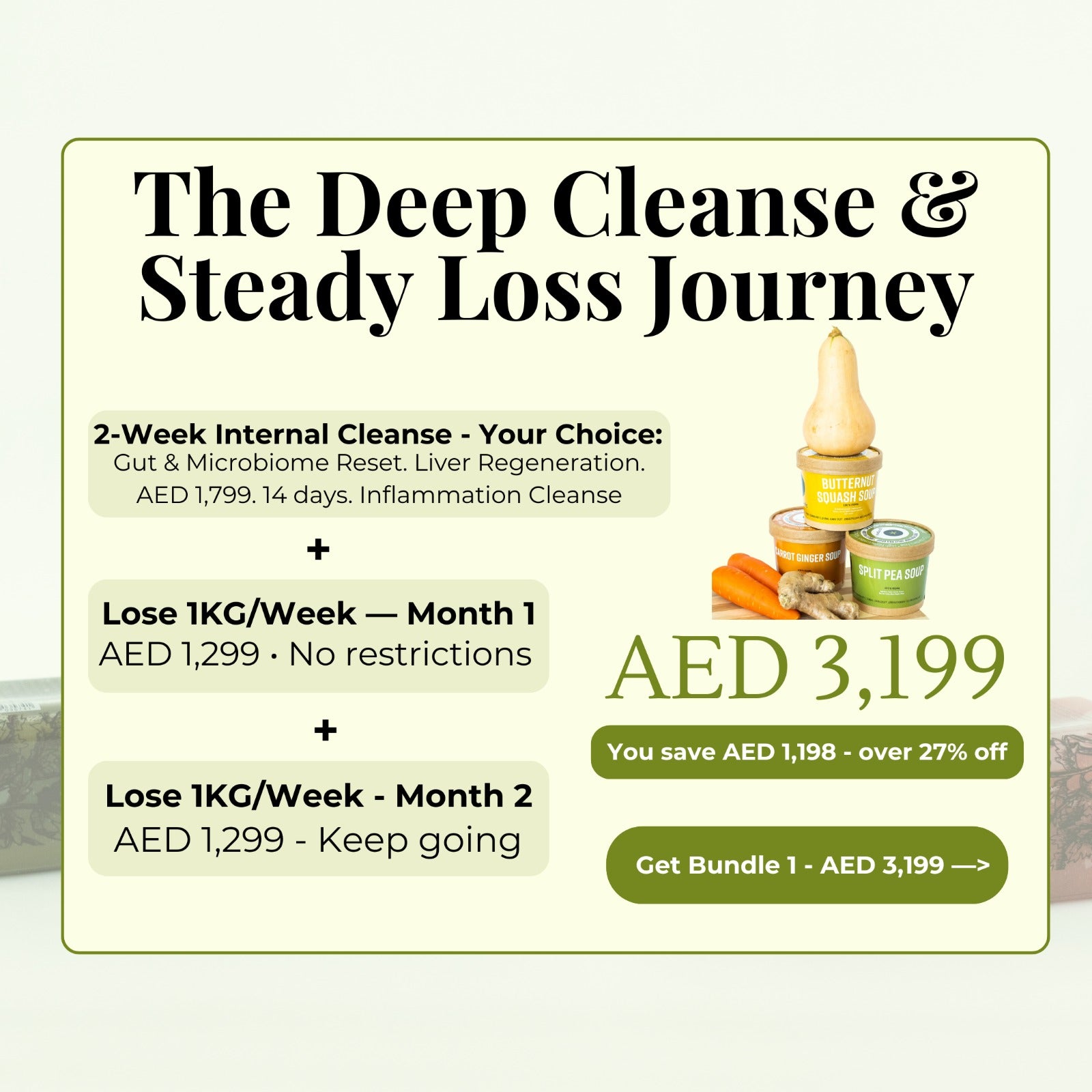 The Deep Cleanse & Steady Loss Journey