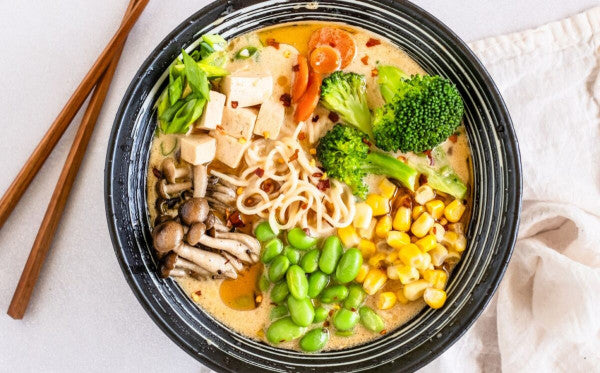 Tofu and Veggie Noodle Bowl