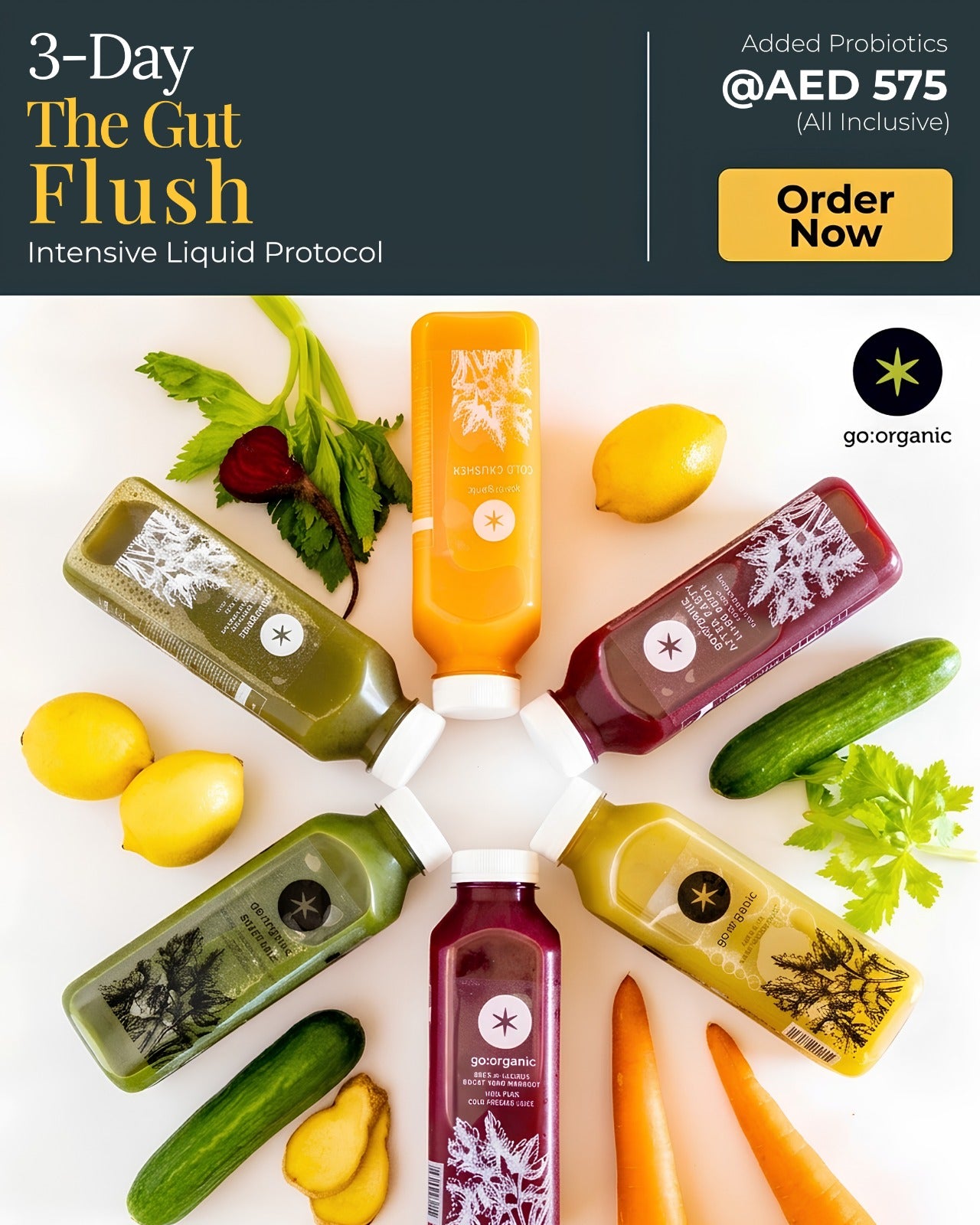 3 Days Gut Flush. Pure Liquid. One Target. Lose Up to 1.5Kg.