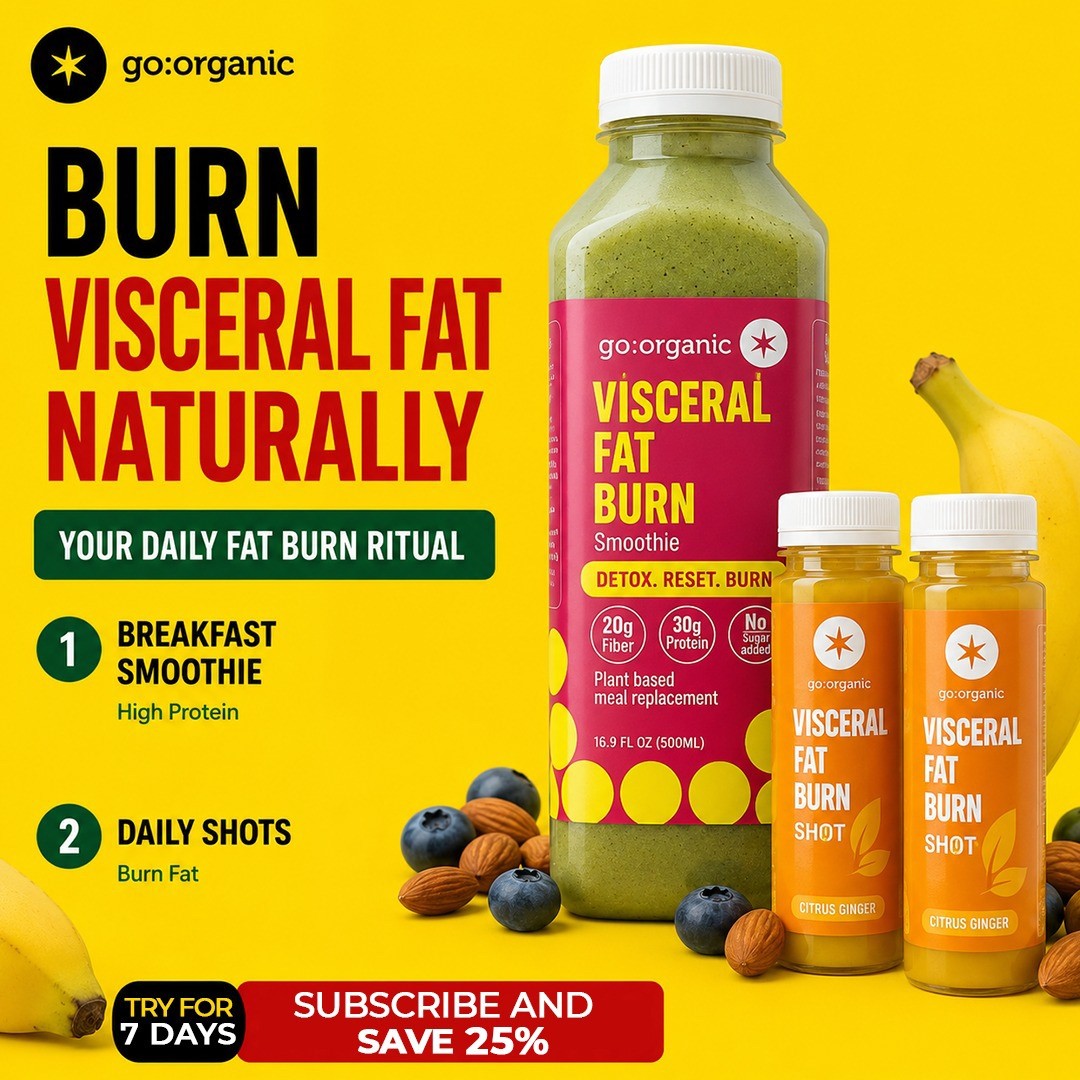 7 Days  Burn Visceral Fat Naturally With 1 Smoothie And 2 Shots