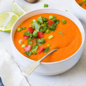 Sweet Potato  Nacho soup