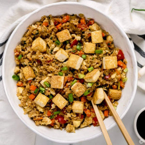 Tofu and Cauliflower Fried Rice